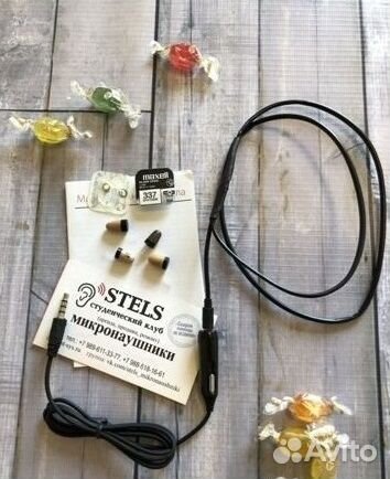 Микронаушник капсульный + Гарнитура Классик