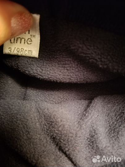 Джинсы для девочки утепленные 98