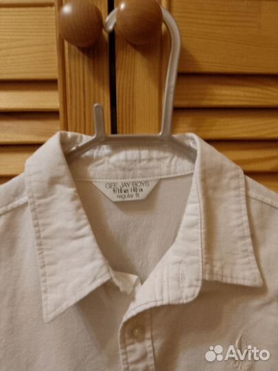 Рубашка школьная для мальчика 9/10 лет