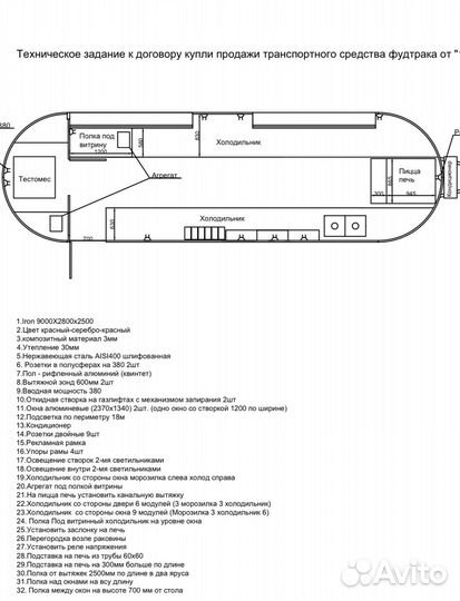 Продам/аренда Фудтрак 9м. Готовый бизнес/пиццерия