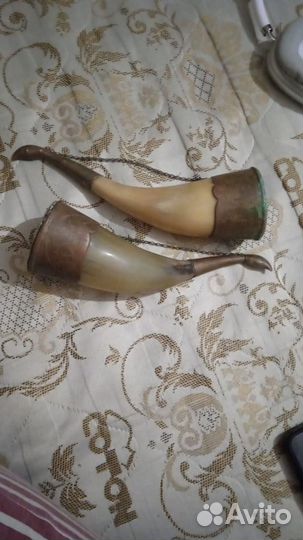 Кубок-рог. 2 штуки