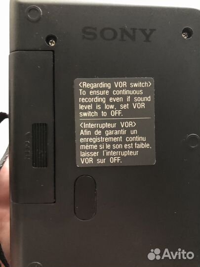 Диктофон sony