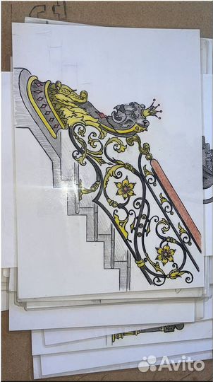 Ворота художественная ковка