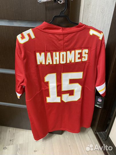 Футболка Махоумса красная NFL