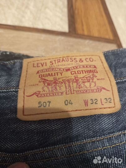 Джинсы levis 507 широкие