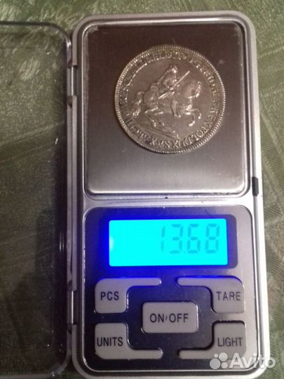 1/2 талера 1741 год,Саксония,AU