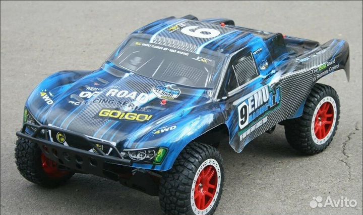 Rc модель хобби электро машинка Remo hobby 9emu