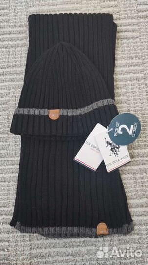 Комплект(шапка+шарф) us. polo