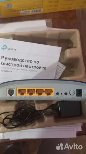 Adsl2+ модем роутер wi-fi