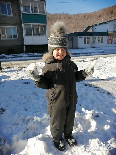 Зимний комбинезон для мальчика 98 104
