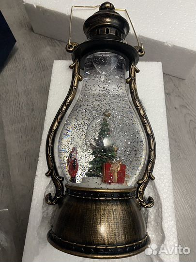 Фонарь новогодний светящийся, музыкальный