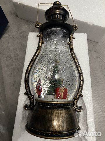 Фонарь новогодний светящийся, музыкальный