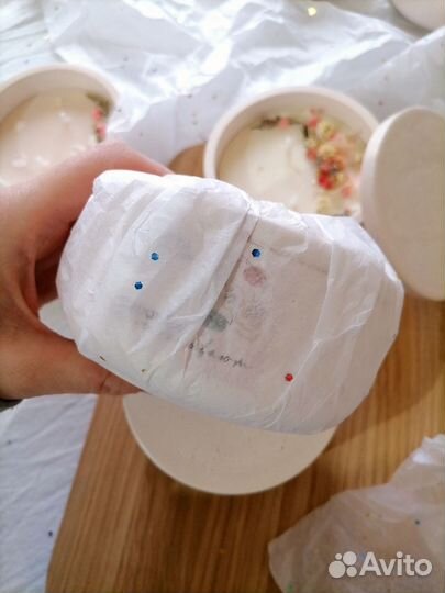 Ароматическая свеча ручной работы