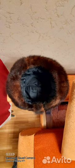 Шапка норковая женская