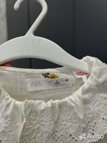 Блузка zara для девочки