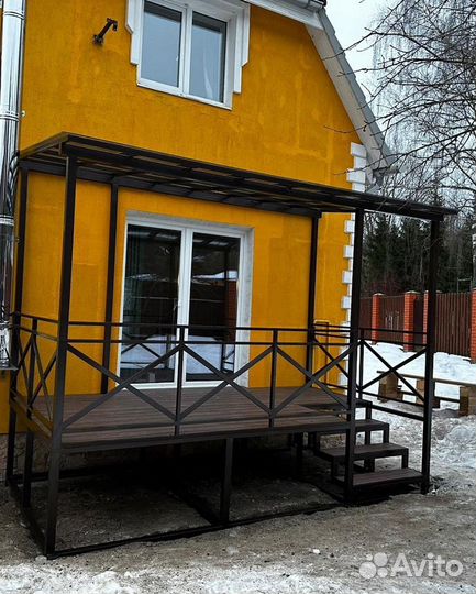 Приставная терраса к дому