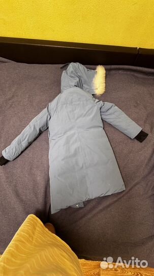 Пуховик зимний длинный детский