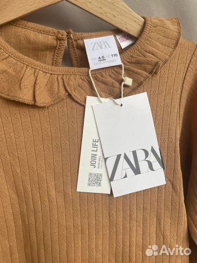 Кофточка Zara новая для девочки 110