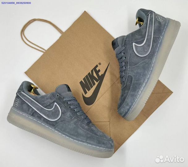 Кроссовки Nike Air Force 1 Low Grey (Арт.35044)