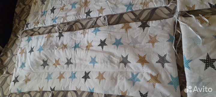 Бортики в детскую кроватку бу