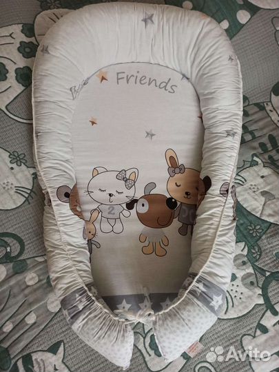 Кокон для новорожденных + горшок в подарок