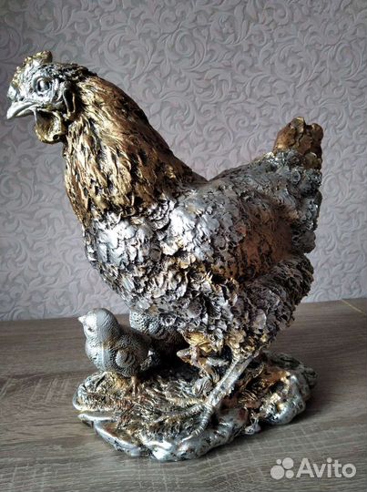 Декоративная фигура, Золотая курица 