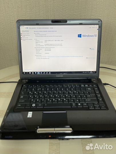 Ноутбук Toshiba intel core