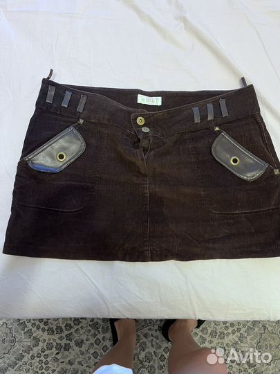 Джинсовая мини-юбка