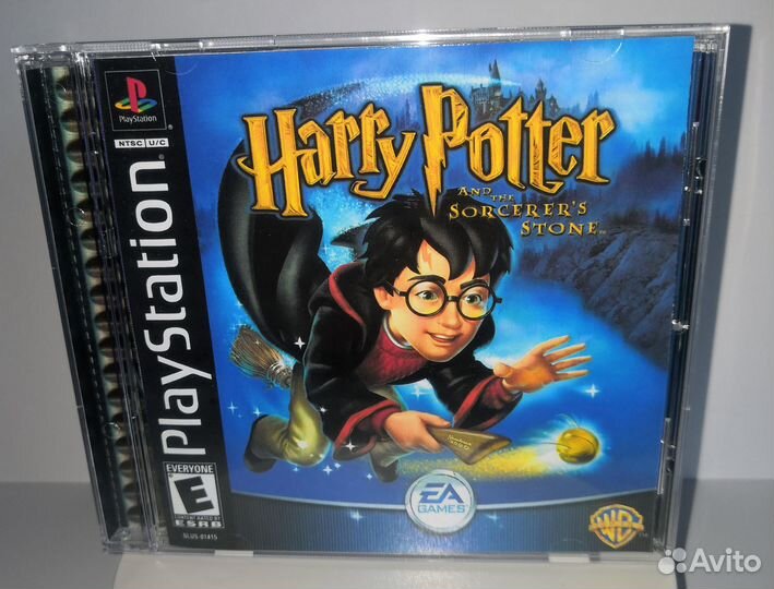Harry Potter 1 (USA), PS1,One. Новый кейс