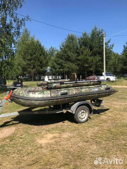 Лодка пвх gladiator D370AL под восстановление