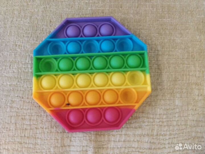 Поп ит, радужный и робот