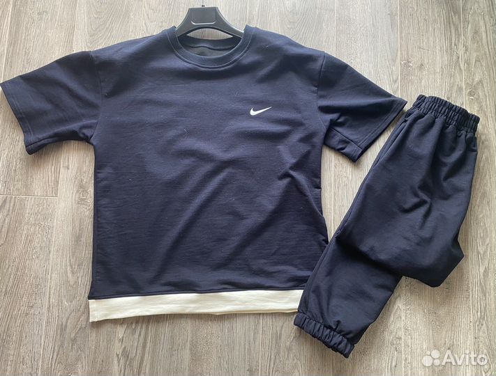 Спортивный костюм nike летний футболка и штаны