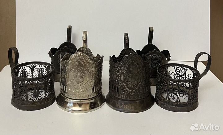 Подстаканник мельхиоровый СССР