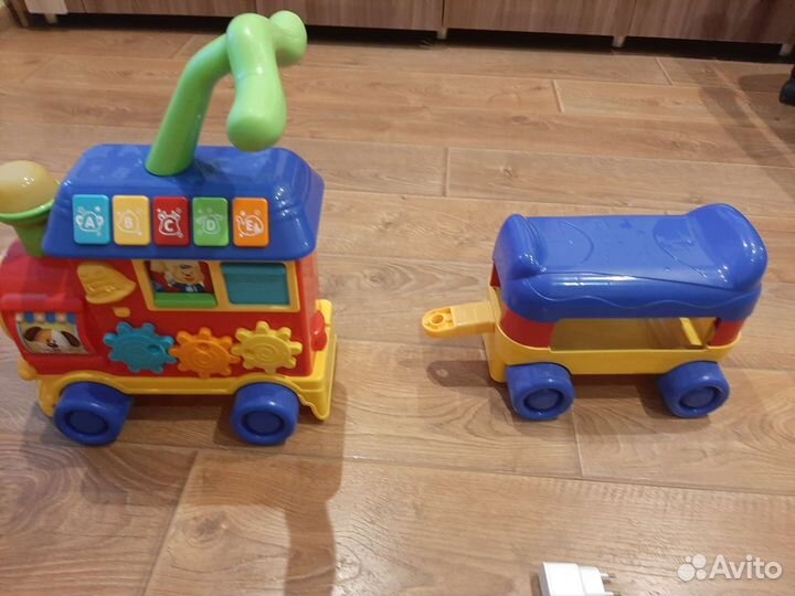 Машинка Паровоз каталка детский