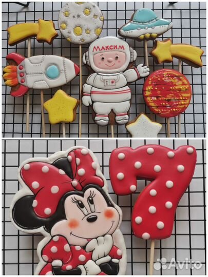 Расписные пряники медово-имбирные