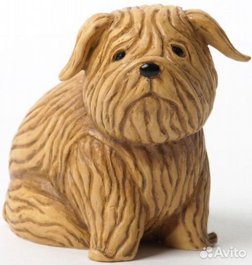 Коллекционная фигурка собачка из инжира, Энеско