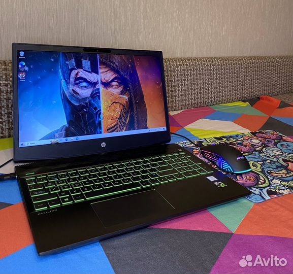 Игровой HP GTX 1050, SSD512, i5-8300H в отличн