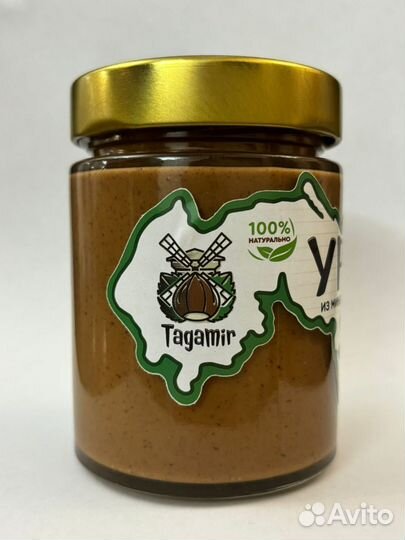 Урбеч-ореховая паста из Дагестана из миндаля-250гр