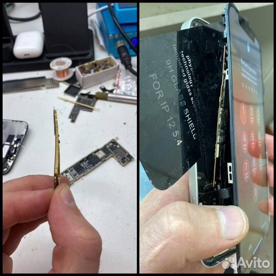 Ремонт телефонов iPhone, Xiaomi, Samsung, Honor