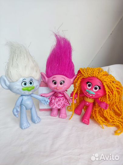Тролли- игрушки от Hasbro б\у