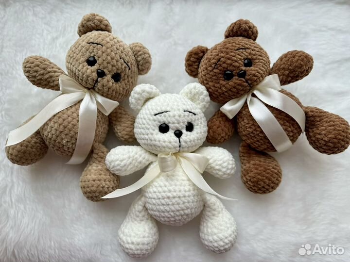 Мягкая игрушка медведь плюшевый