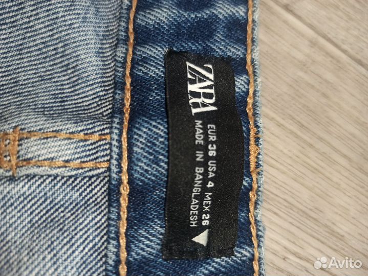 Новые джинсы zara 36 размер