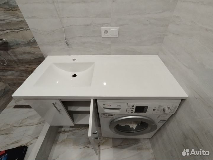 Столешница с раковиной тумба под мойку в ванну