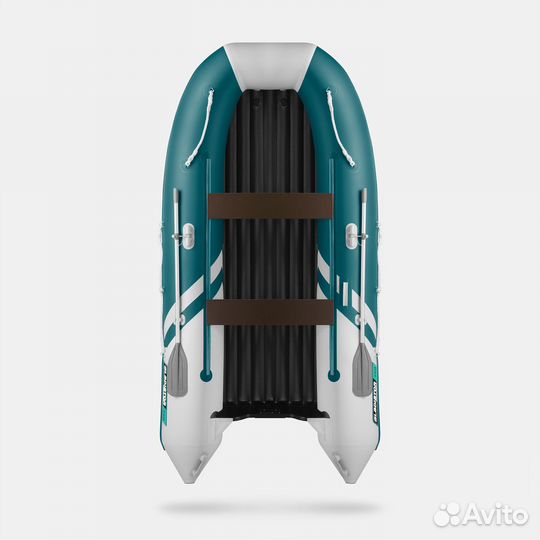 Надувная лодка gladiator E350S Морской зеленый-бел
