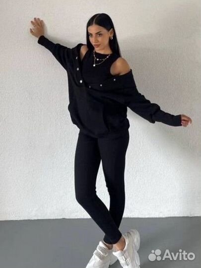 Костюм тройка теплый женский