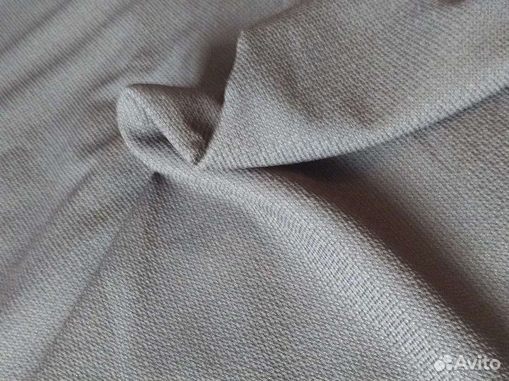 Отрез ткани драп черный 438х144 см