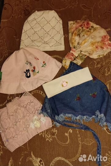 Панамы, кепки, шапочки, шарфы