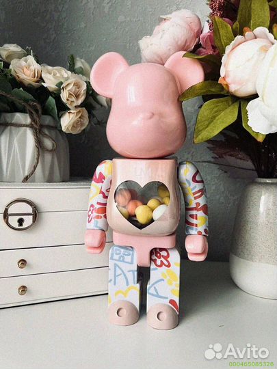 Мягкий Bearbrick 28 см – Подарок, который запомнится