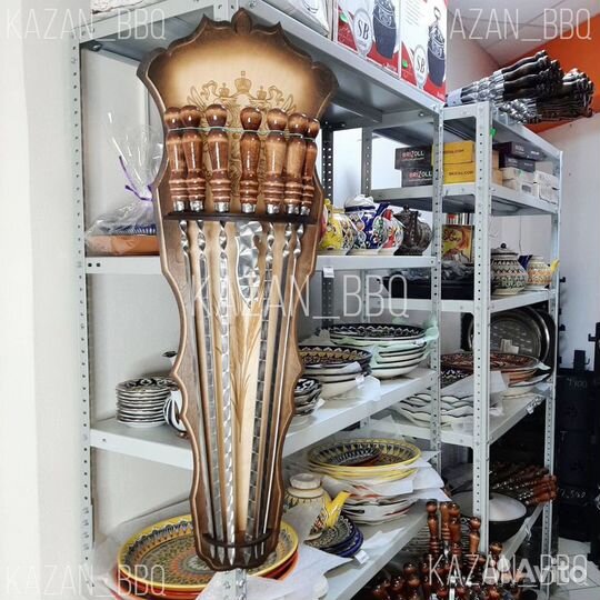 Мужской подарочный набор, шампуры