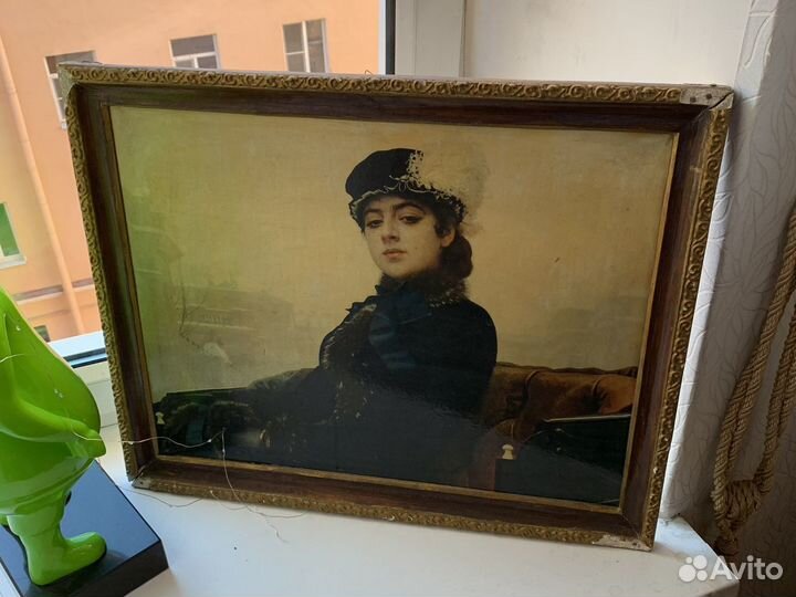 Картина «Неизвестная» Крамской И.Н. 1837-1887